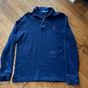 Men’s Polo quarter zip size small Navy. Excellent condition!